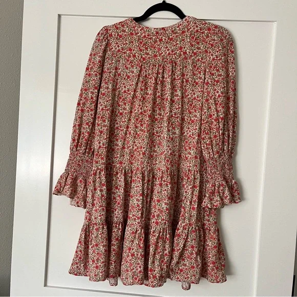 Tuckernuck Red Floral Long Sleeve Dress - Picture 6 of 6